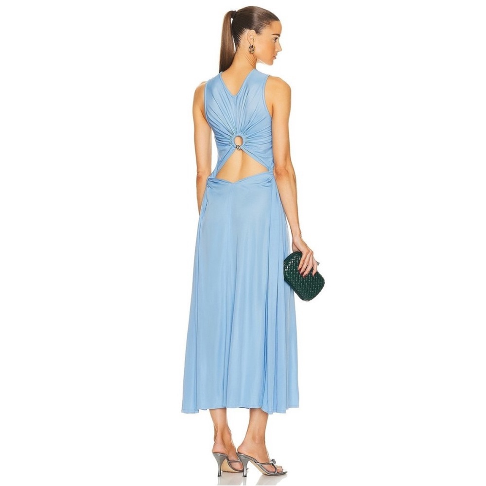 Bottega Veneta Backless Blue Dress - Picture 6 of 10